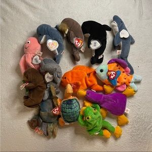 Beanie Baby Ocean/ Aquatic Animal Lot
